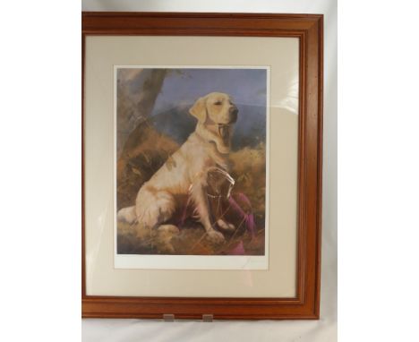 John Trickett a limited edition print No. 645/850 depicting a Labrador, signed in pencil bottom right, approx 39 x 49 cms