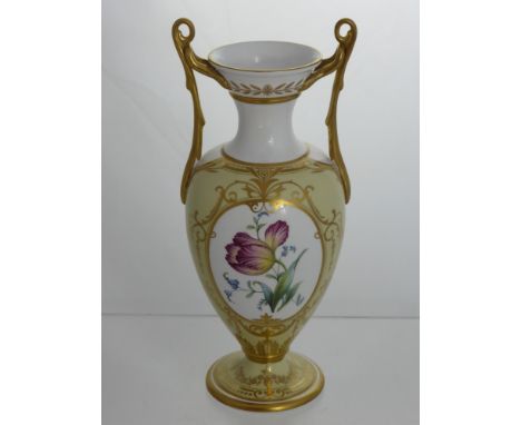 A Limited Edition Spode Vase "Spode Treasures" No. 10, with original box and certificate 23 cms high. 