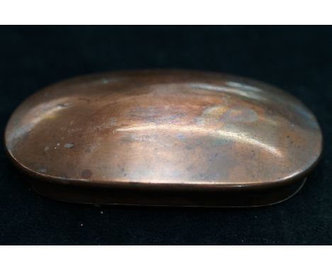 Copper miners pocket snuff box 