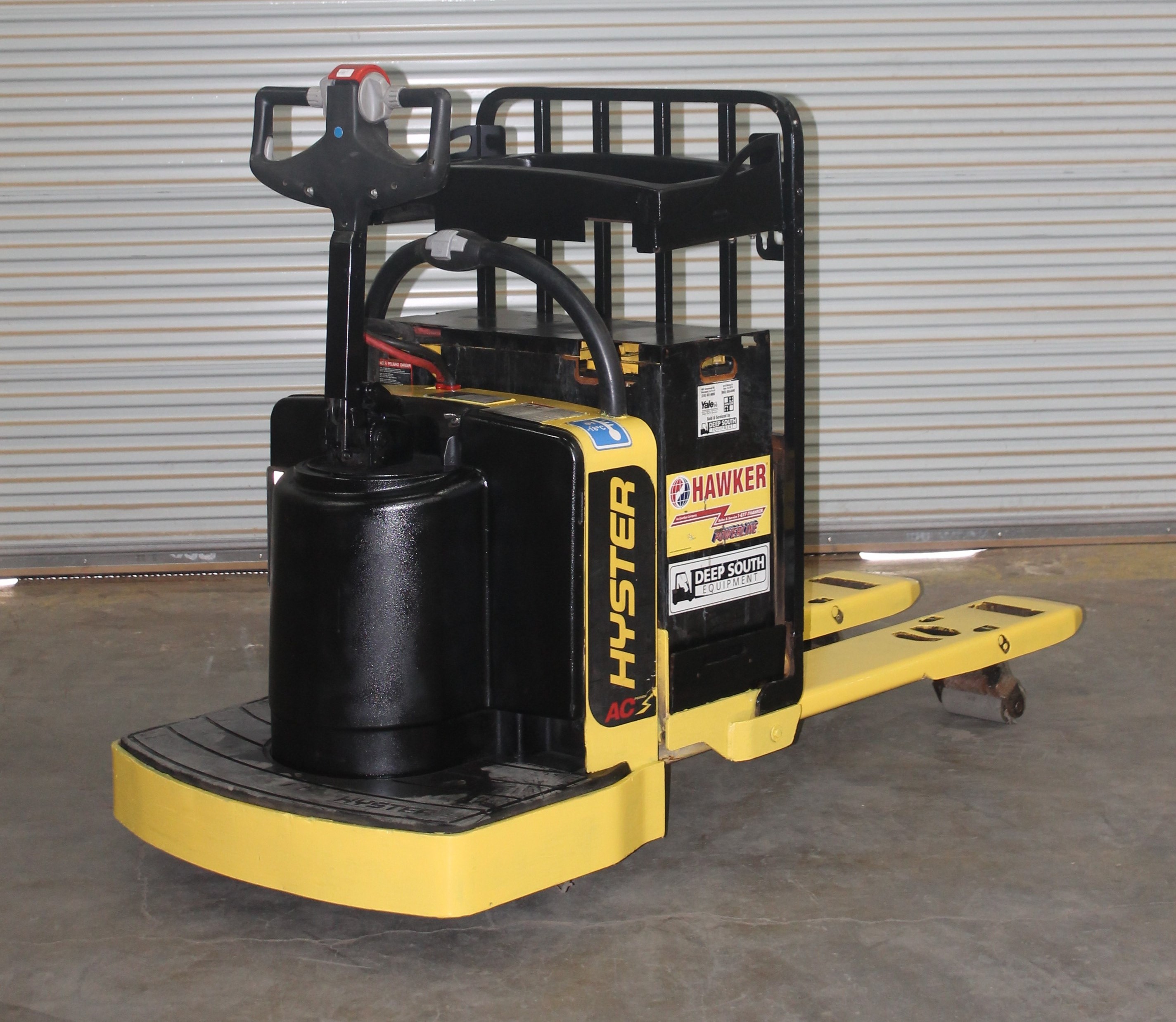 2012 HYSTER 8000 LBS CAPACITY ELECTRIC PALLET JACK MODEL B80ZHD