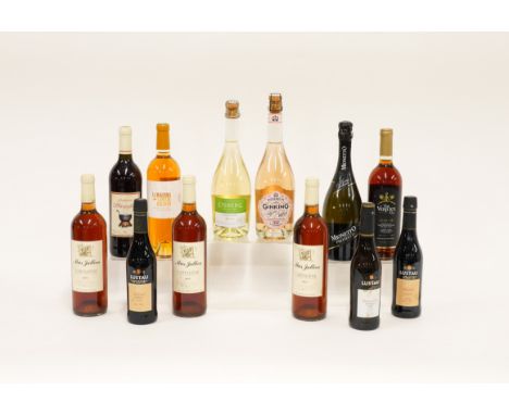 TWELVE BOTTLES INCLUDING THREE BOTTLES OF MAS JULLIEN CARTAGENE 2013 (12)Including three 37.5cl bottles of Lustau Moscatel Em