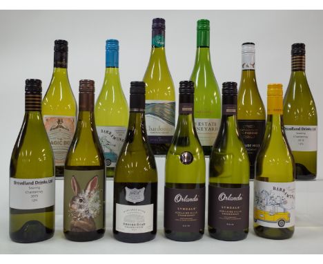 12 BOTTLES AUSTRALIAN CHARDONNAY2 x Broadlands Drinks Soaring 2019; Fowles Wine Are You Game? 2020; Howard Park Wines Tesco F