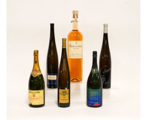 A JEROBOAM AND SIX MAGNUM BOTTLES OF WINE AND CHAMPAGNE INCLUDING A MAGNUM OF FRANZ HIRTZBERGER RIESLING 2006 (7)Including ma