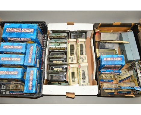 A QUANTITY OF ASSORTED BOXED DIECAST MILITARY MODELS, Corgi Tactical Strike, Corgi Fighting Machines, Solido The Famous Battl