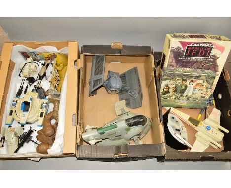 A QUANTITY OF UNBOXED AND ASSORTED KENNER STAR WARS AND OTHER MODELS, ETC, all in playworn condition, some with minor damage/