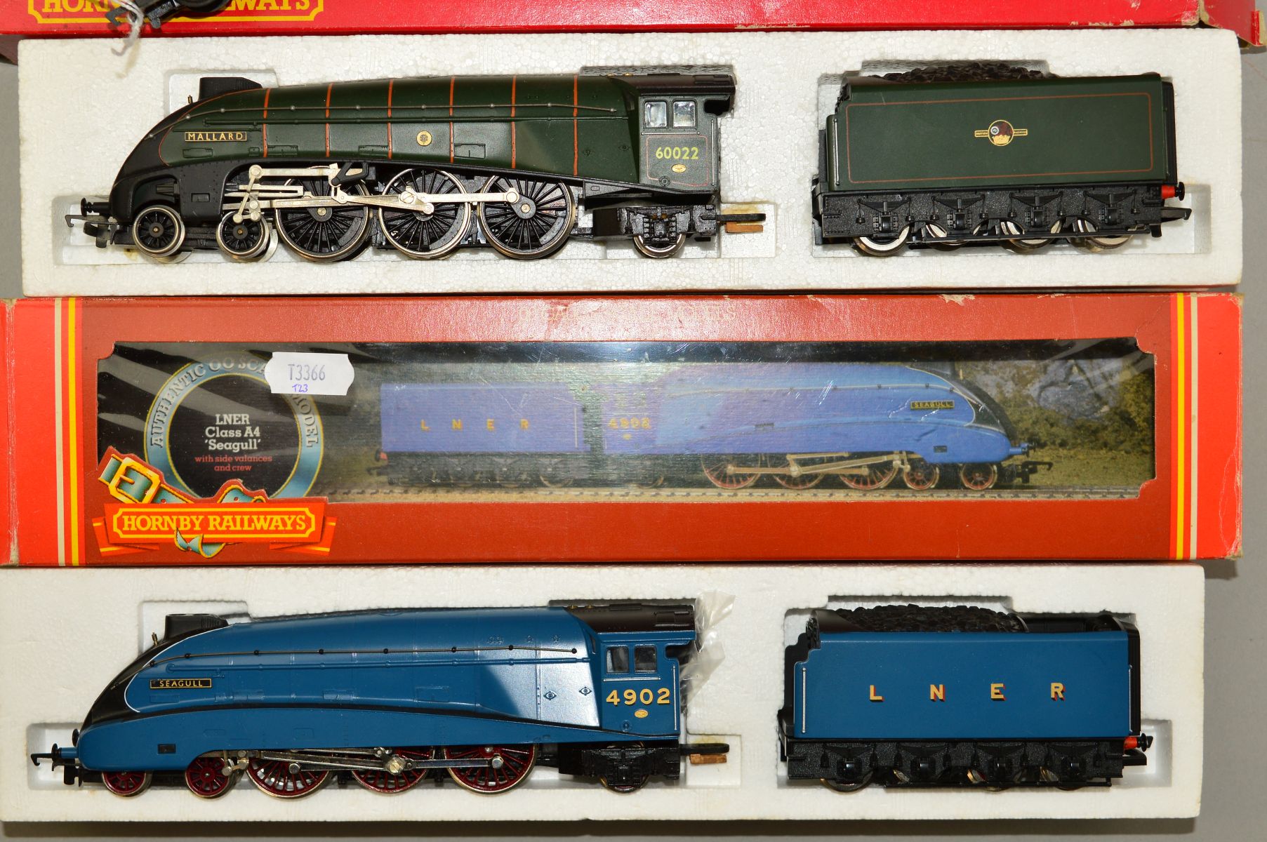 THREE BOXED HORNBY RAILWAYS OO GAUGE LOCOMOTIVES, A4 Class 'Seagull' No ...