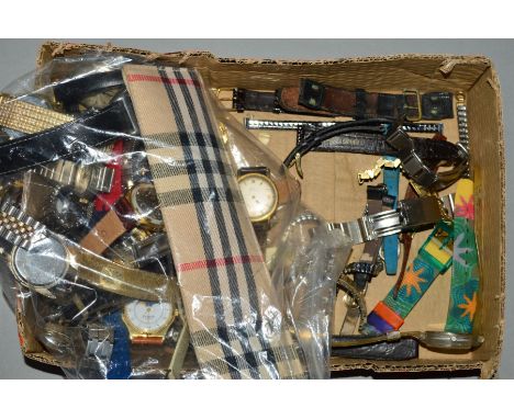 A SELECTION OF WRISTWATCHES, to include Oris, Timex and Sekonda as well as a number of additional straps and bracelet