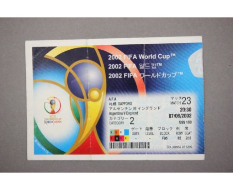 World Cup 1990 Brazil v Scotland football match ticket played in Torino 20th June 1990