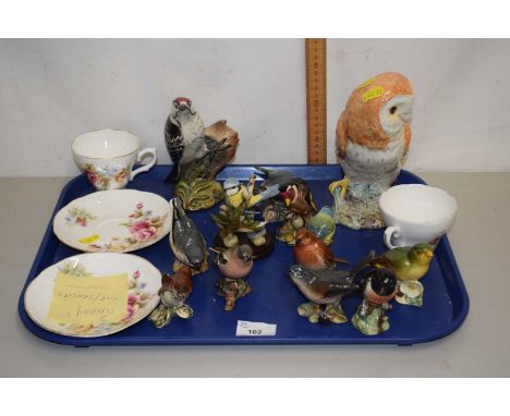 Mixed Lot: Beswick model birds and other ceramics