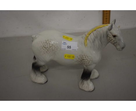 A Beswick model of a dappled shire horse