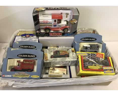 34 boxed diecast cars & vans. To include Corgi, Oxford Diecast & Lledo. 