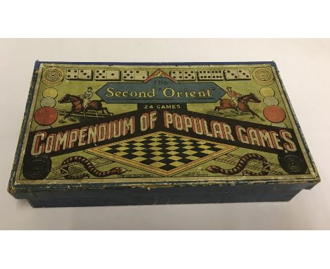 Vintage Chad Valley 'The Second Orient' Compendium of 24 games.  