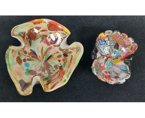Two Murano glass bowlsEach bowl has light surface scratches.Both intact, free from cracks and chips.