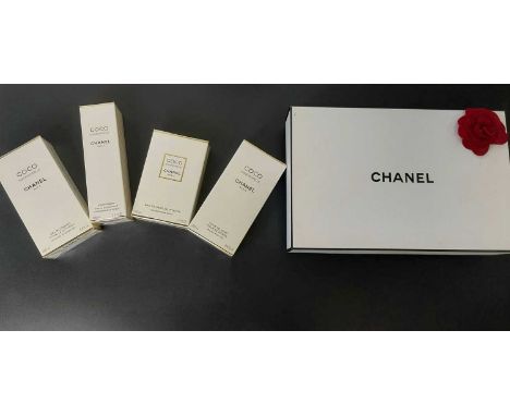 A cased Coco Chanel Mademoiselle gift set