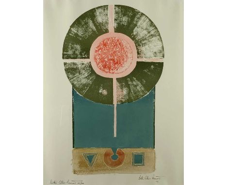BETTIE CILLIERS-BARNARD (South African, 1914-2010) limited edition (20/100) print - abstract shapes, signed and dated '69, 56
