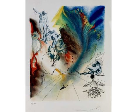 ‡ SALVADOR DALI (Spanish, 1904-1989) limited edition (104/1000) lithograph - ‘Romantic Dream’, signed and numbered in pencil,