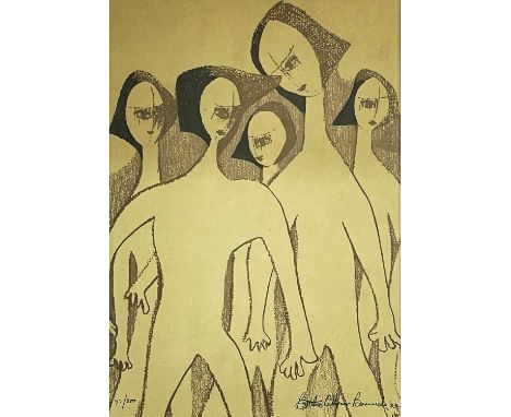 BETTIE CILLIERS-BARNARD (South African, 1914-2010) limited edition (77/250) print - signed and dated ’83, 40 x 28cmsProvenanc