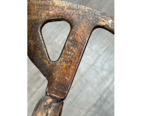 An early WWII Chillington 1939 dated axe with wooden handle, Air Ministry escape