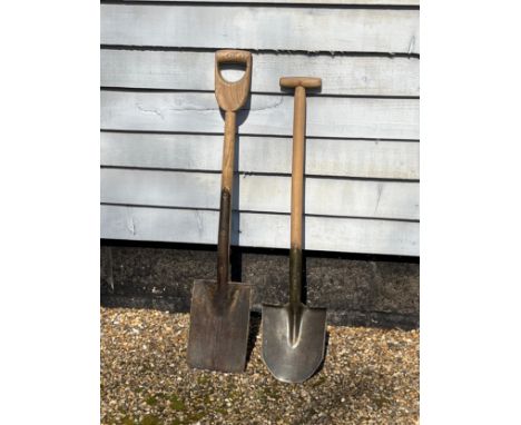 A WWII Lucas spade and shovel, dated 1939 and 1940