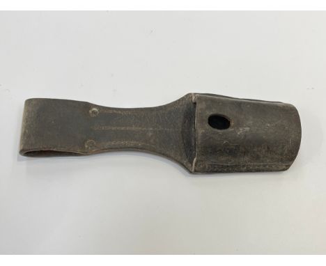 An Imperial German leather bayonet frog
