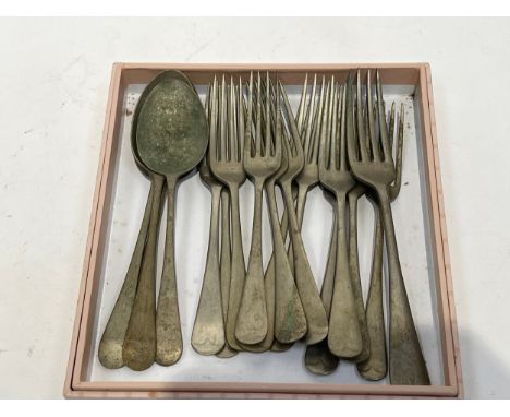 A quantity of British issue cutlery including 1942 dated. From the estate of S/SGT K. WARNER 983226. Other lots from the same