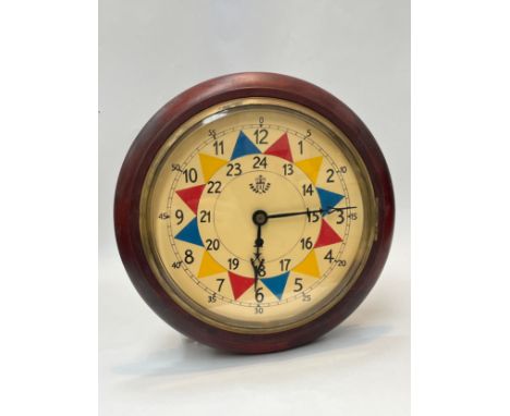  AMENDED DESCRIPTION An RAF sector style clock with single fusee movement, pendulum and key. No indication of manufacture dat