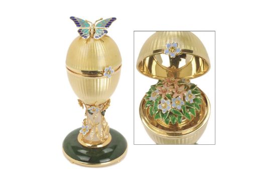Fabergé Egg Realized By Victor Mayer Workshopegg Whit - 