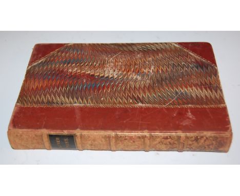 DICKENS Charles, Oliver Twist, London 1846, new edition first thus in one volume, 8vo, contemporary half calf, 24 plates, lig