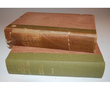 CHAUNCY Sir Henry, Historical Antiquities of Hertfordshire, London 1826, 2 vols, 8vo, quarter cloth, spine damaged vol 1, vol