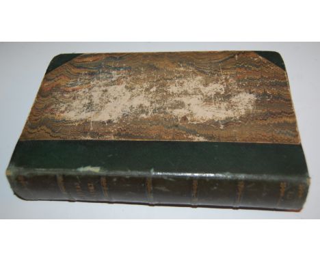 DICKENS Charles, Nicholas Nickleby, London 1839, first edition book form, 8vo, half morrocco, front hinge gone, portrait fron