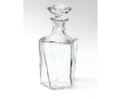 Baccarat Harcourt. A signed Mid 20th Century French “Harcourt” decanter by Baccarat. 24cm