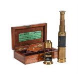 A MAHOGANY CASED ‘STATHAM’S PANOPTICAN’ COMBINED MICROSCOPE AND TELESCOPE APPERATUS