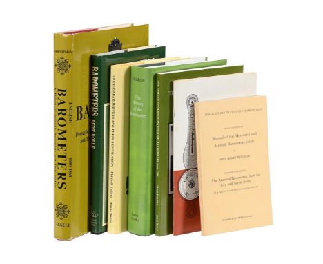 Ɵ&nbspREFERENCE BOOKS RELATING TO BAROMETERSEIGHT VOLUMES:Goodison, Nicholas ENGLISH BAROMETERS 1680-1860, A History of Domes