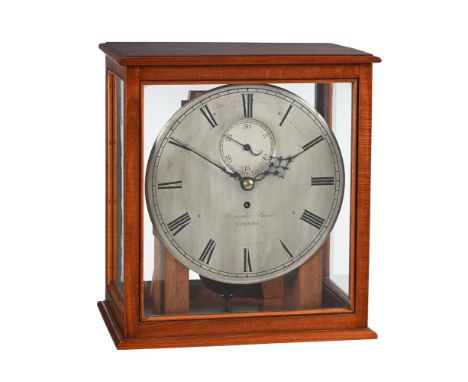 AN UNUSUAL VICTORIAN SPRING-DRIVEN 'REGULATOR' TIMEPIECEALEXANDER BAIN, LONDON, THIRD QUARTER OF THE 19th CENTURYThe substant
