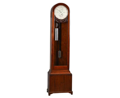 A RARE VICTORIAN MAHOGANY LONGCASE REGULATOR TRAINED FOR ONE-YEAR DURATIONTAFFINDER, ROTHERHAM, CIRCA 1851The substantial fiv