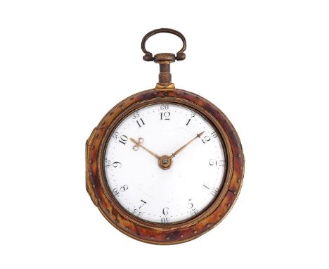 Y&nbspA GEORGE III GILT PAIR-CASED VERGE POCKET WATCHFRODSHAM AND SON, LONDON, CIRCA 1795The gilt full plate fusee movement w