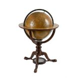A 12 INCH TERRESTRIAL LIBRARY TABLE GLOBE