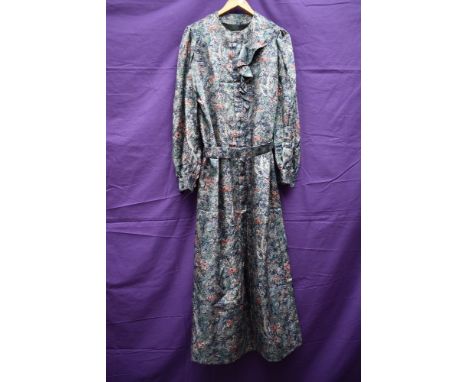 A vintage floral house coat.