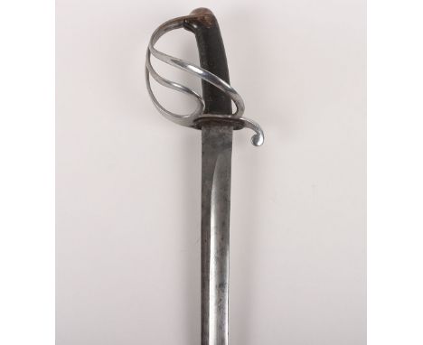 1853 Pattern Presentation Cavalry Troopers Sword of the Hampshire Yeomanry Cavalry, fine example with three bar steel hilt, s
