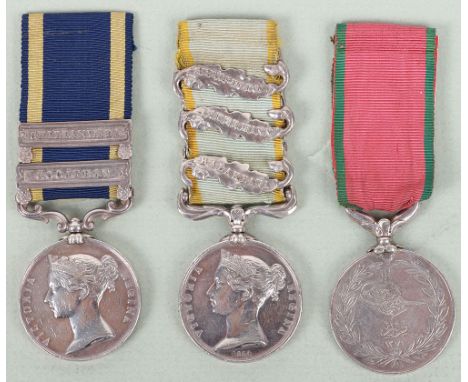 Victorian Cavalry Medal Group of Three for Service in the Light Dragoons in the Punjab and in the Heavy Brigade in the Crimea