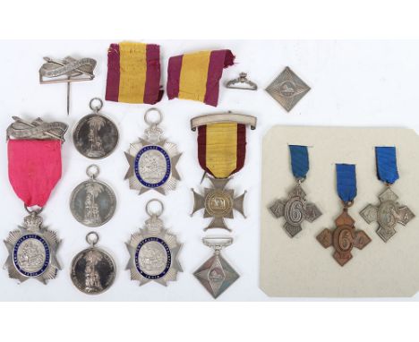 A Collection of 12 Temperance Medals for India, consisting of the following medals; Soldiers Total Abstinence Association 1-y