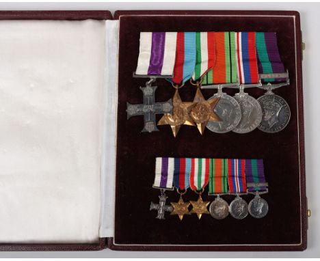 1944 Battle of Monte Cassino Immediate Military Cross Medal Group of Six to a Lieutenant in the Dorset Regiment, Attached to 