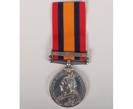 Queens South Africa Medal to a Recipient in the Royal Army Medical Corps Who Died of Disease at Naauwpoort March 1900, medal 