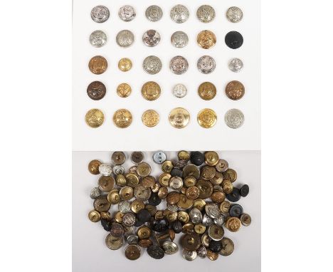 Rifle Volunteers, London and Territorial Regiments Buttons, Volunteers: 1st Bn Somerset RV, 15th Middlesex, 2nd Hampshire, Fi