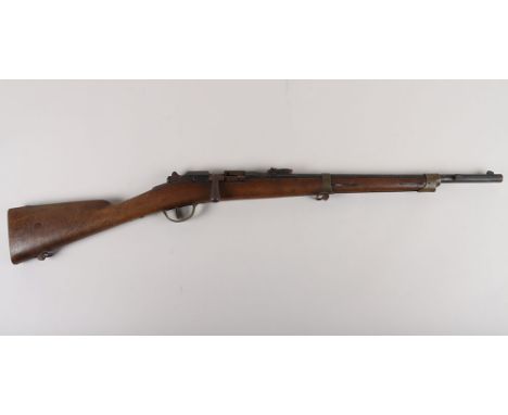 French Gras M80 Bolt Action Carbine No.40513, barrel 51.5cms stamped MANUFACTURE D’ARMES Tulle Mle1874, M  80, breech stamped