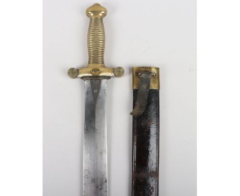 Continental Infantrymans Sidearm Gladius, broad straight double edge blade 48.5cms of shallow diamond section, stamped TALABO