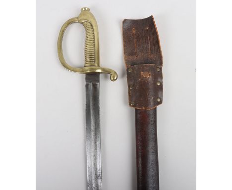 Unusual Sidearm c.1860 by Wilks, Wilson & Co. London, Possibly to Arm Railway Guards, signed slender slightly curved single e