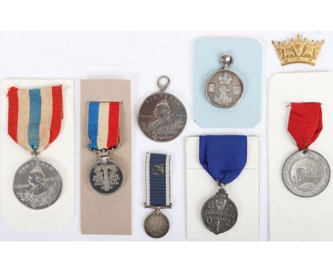 Collection of Unofficial Commemorative Medals and Medallions, Miniature medal – Royal Navy Long Service and Good Conduct meda