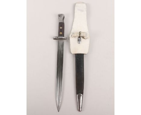 Model 1888 Lee Metford Bayonet Regimentally Marked to Royal Garrison Artillery, example stamped with details on the pommel. T