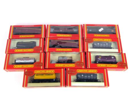 A group of Hornby OO gauge rolling stock, to include 45 ton open wagon, R401, V EE Tankard Ketton Cement, R6027, NE 20 ton ho